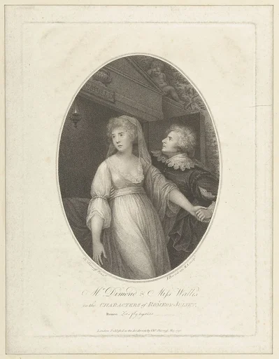 Mr. Dimond and Miss Wallis in the Characters of Romeo and Juliet
