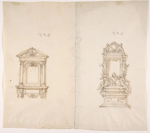 Two Designs for Memorial Tablets