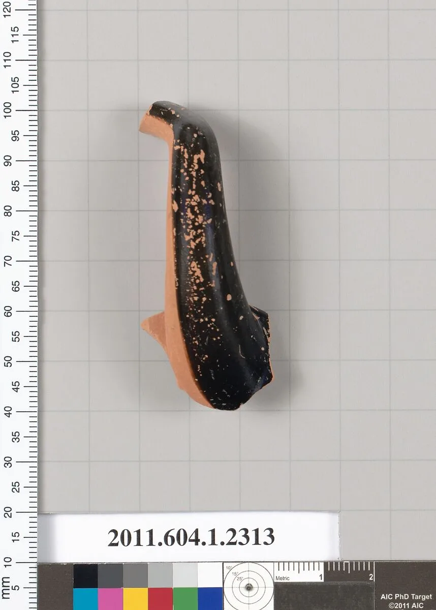 Terracotta fragment of a kylix (drinking cup) — Unknown