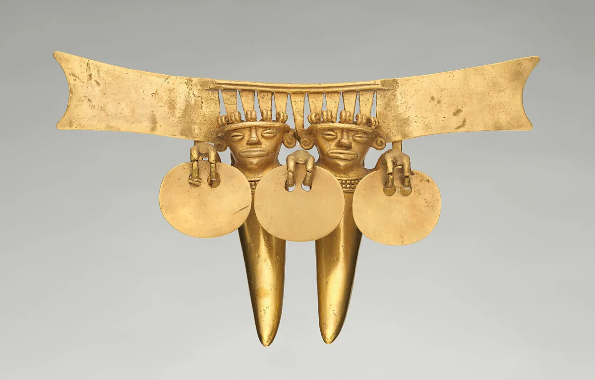 Double Figure Pendant — Unknown