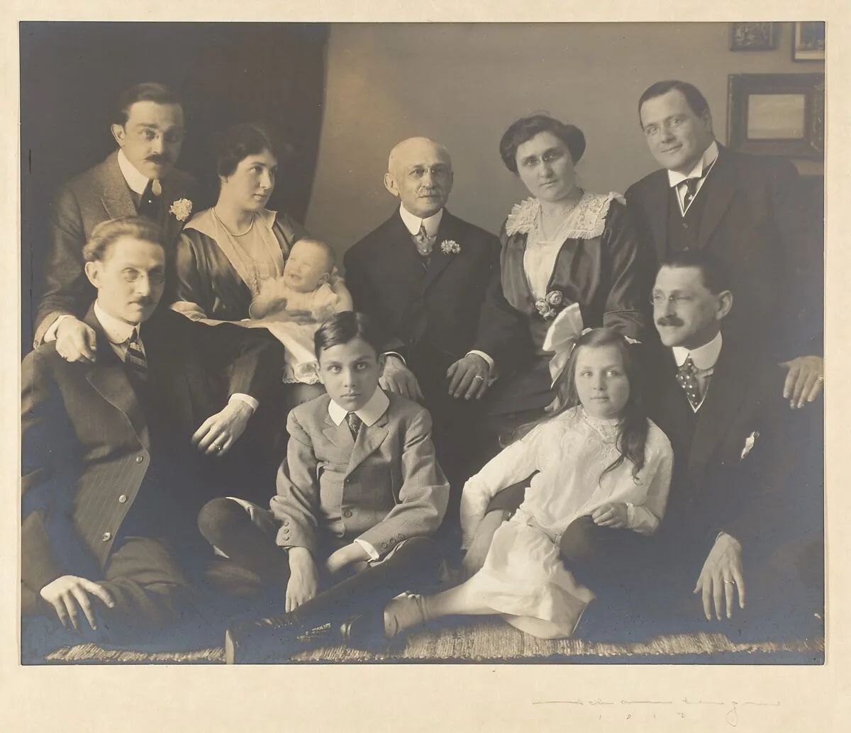 Morton, Richard, Jeanne, Gilbert, Jesse, Etellea, Yvonne, Henry, Regena, and Herbert — Morton Schamberg