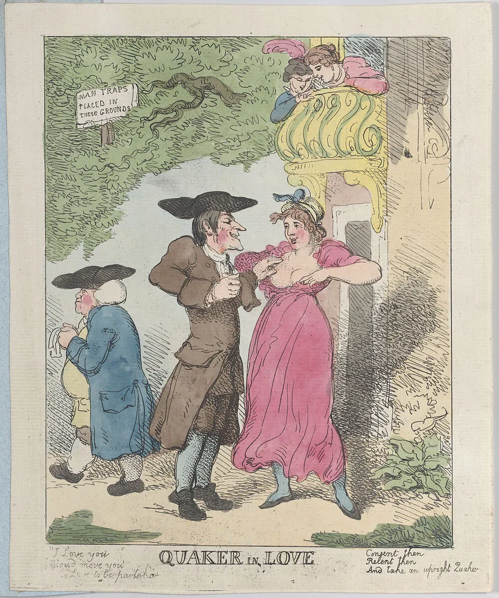 Quaker in Love — Charles Dibdin|Thomas Rowlandson