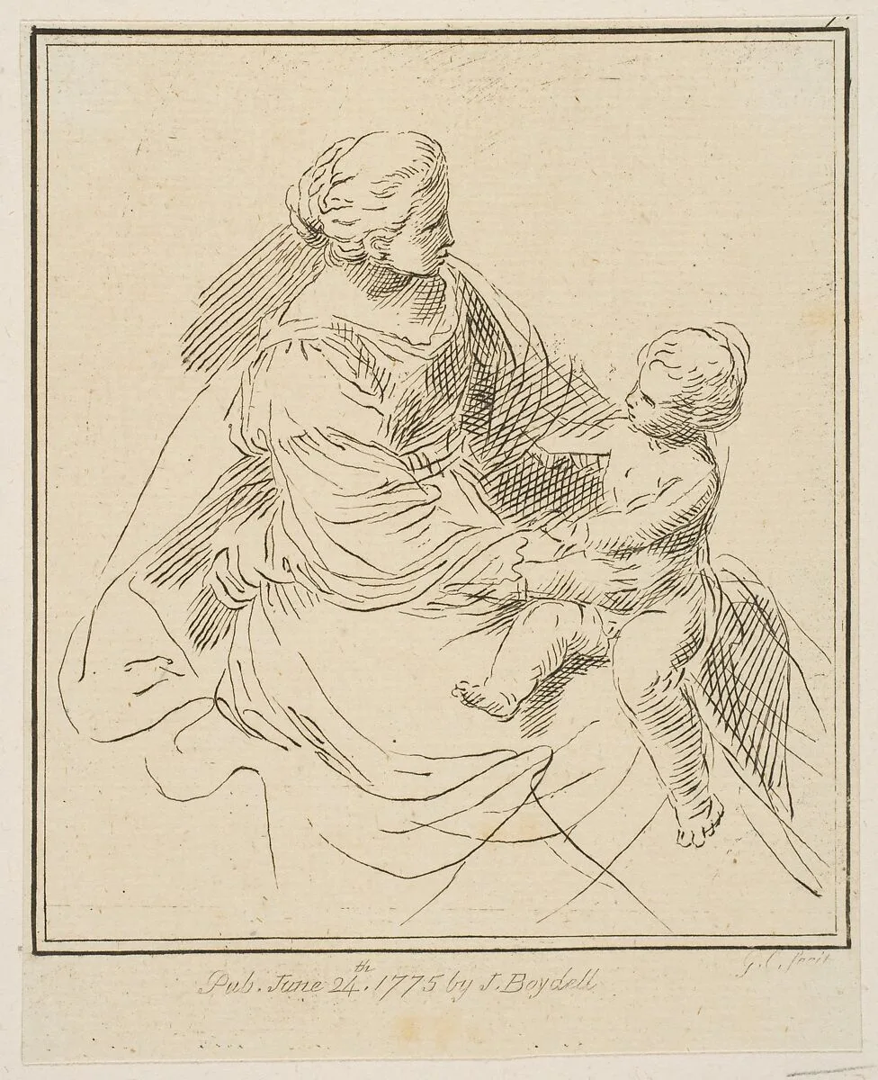 Virgin and Child — Simone Cantarini|John Boydell
