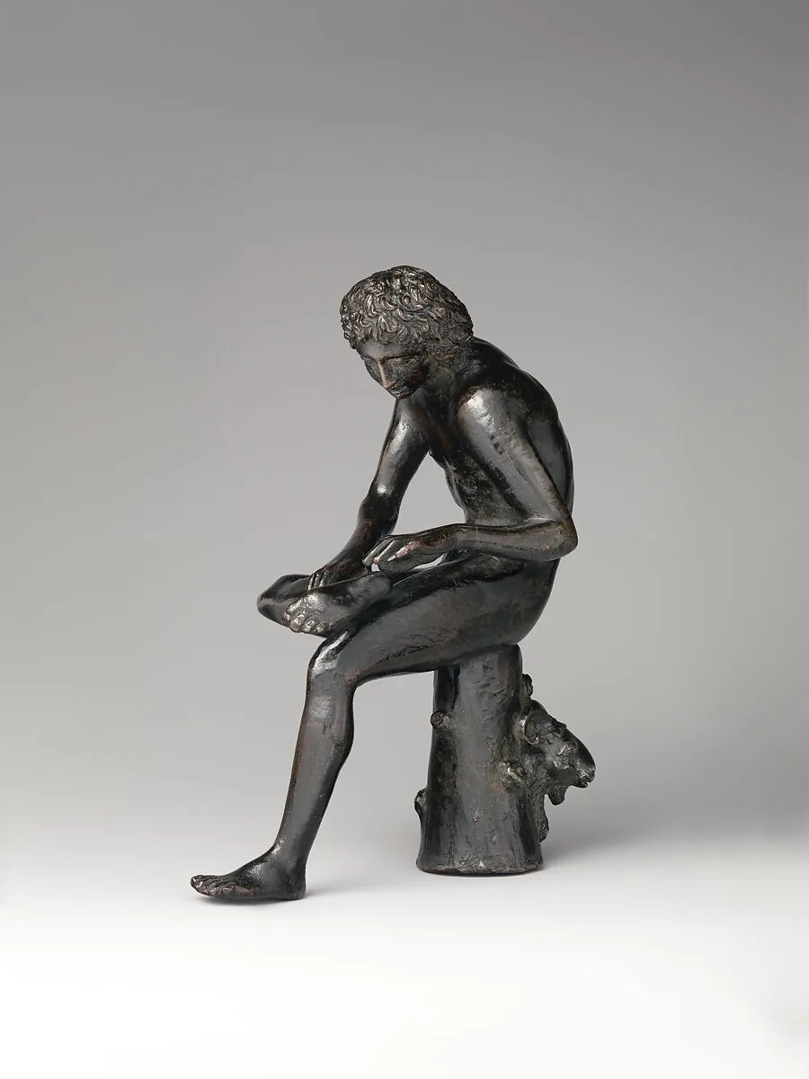 Spinario (boy pulling a thorn from his foot) — Unknown