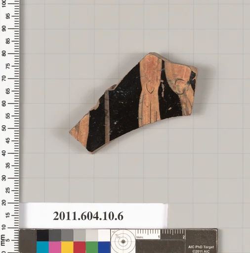 Terracotta fragment of a kylix (drinking cup)