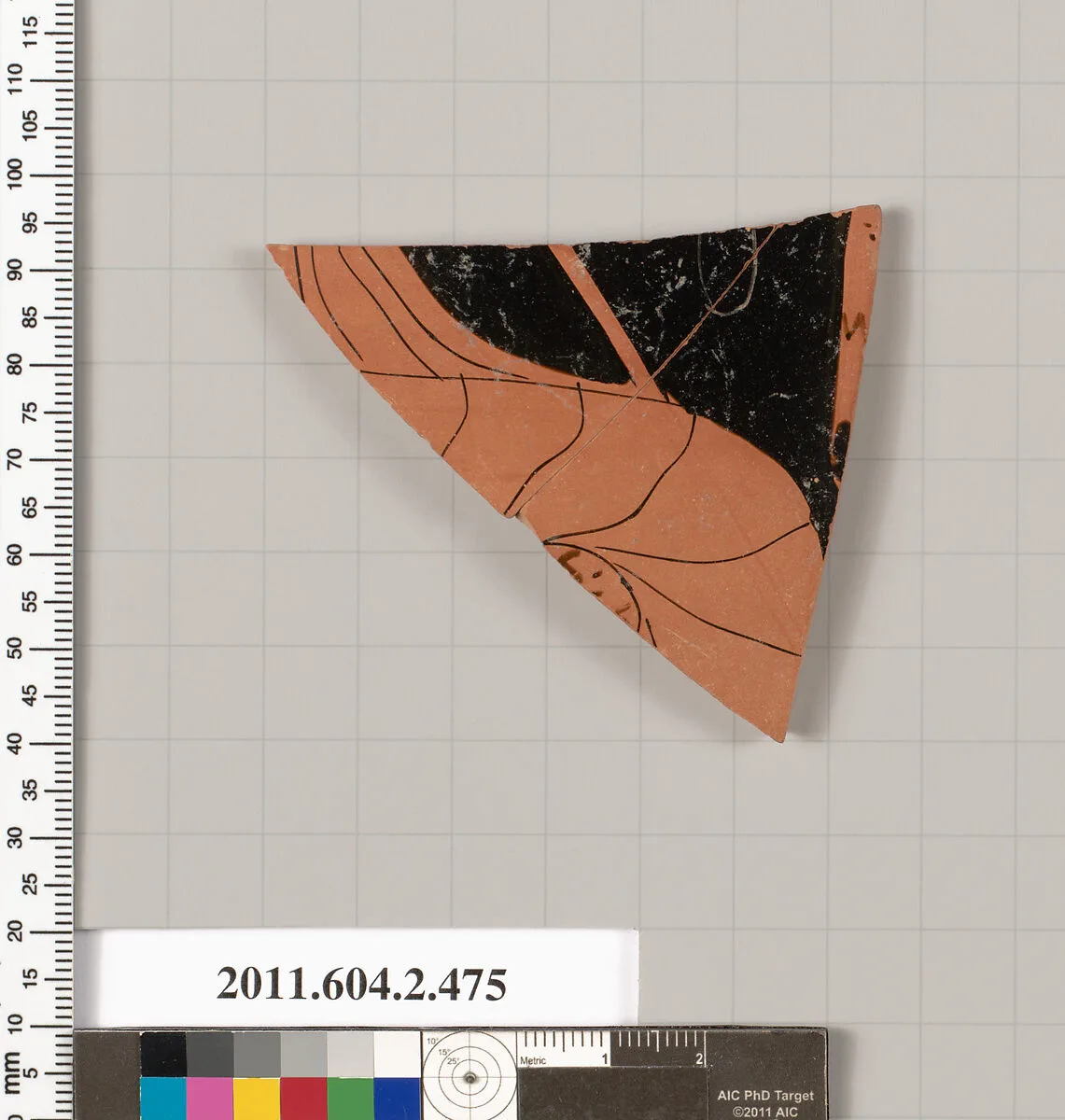 Terracotta fragment of a column-krater (bowl for mixing wine and water) — Unknown