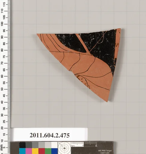Terracotta fragment of a column-krater (bowl for mixing wine and water)