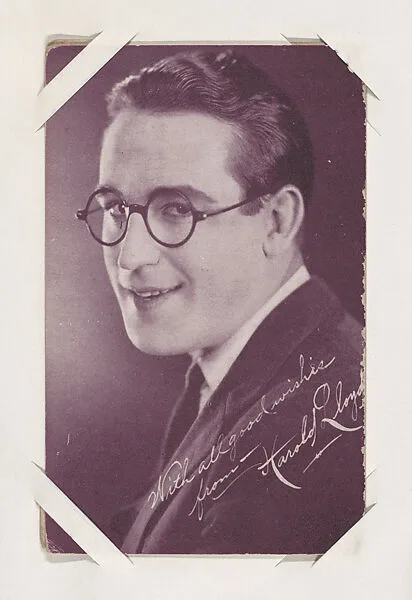 Harold Lloyd from Movie Stars Exhibit Cards series (W401) — Unknown