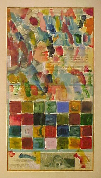 Color Chart — Jim Dine