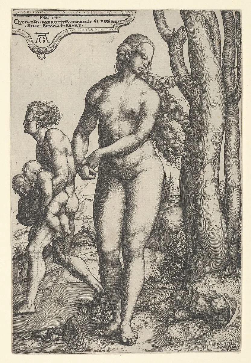 Rhea Silvia — Heinrich Aldegrever