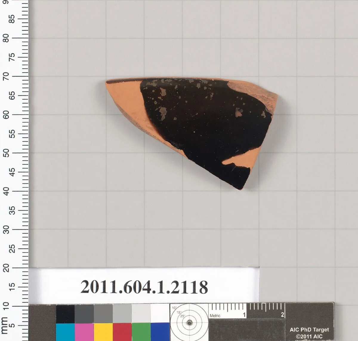 Terracotta rim fragment of a kylix (drinking cup) — Unknown