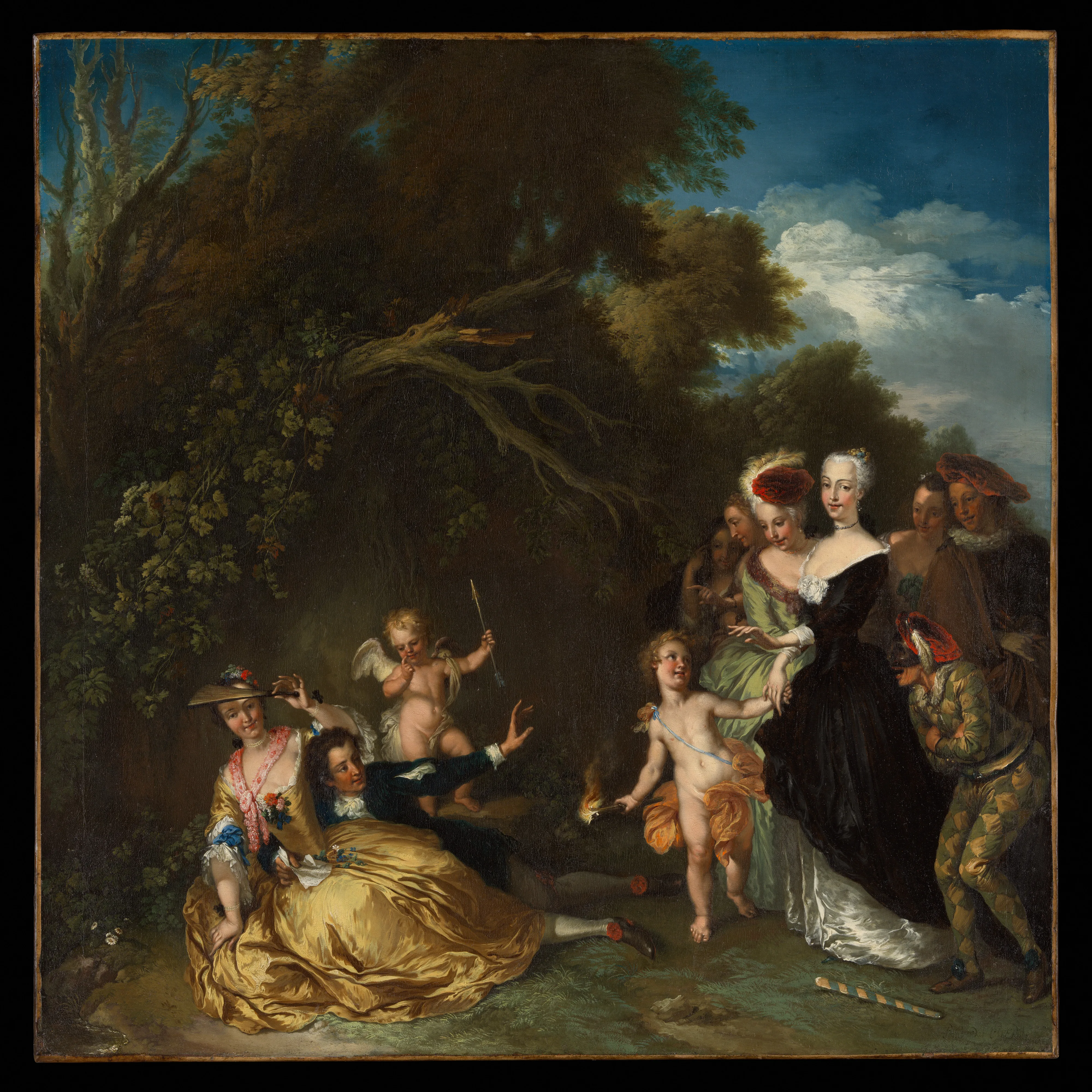 Surprised, or Infidelity Found Out — Christian Wilhelm Ernst Dietrich