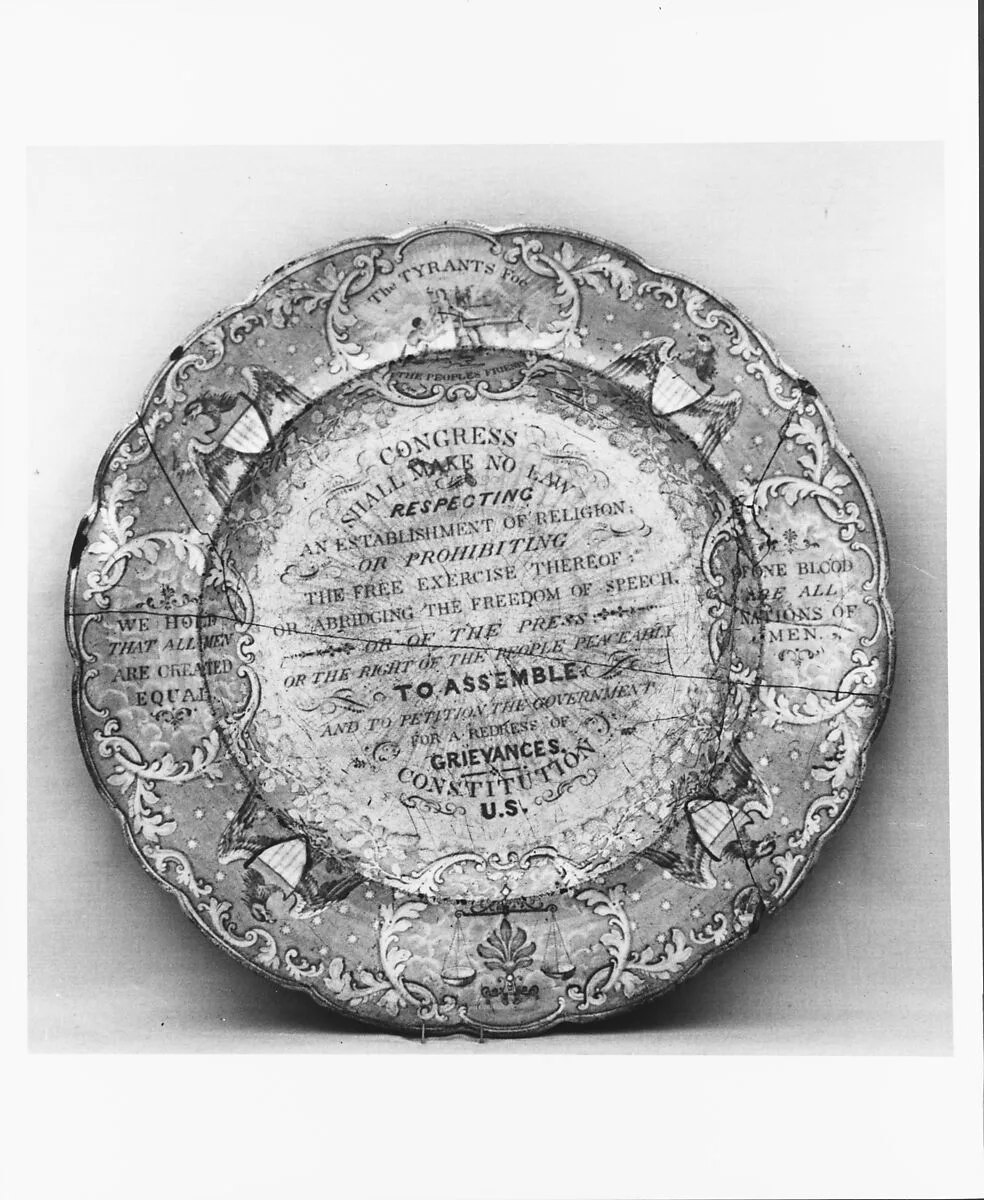 Plate — Unknown