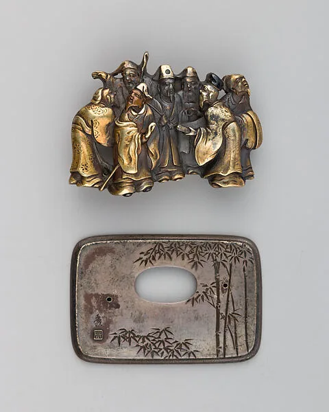 Cord Ornament (Kanemono) with Back Plate — Unknown