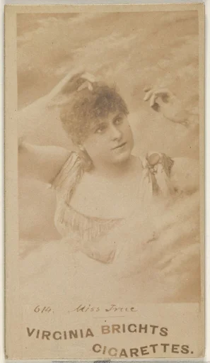 Card 614, from the Actors and Actresses series (N45, Type 1) for Virginia Brights Cigarettes