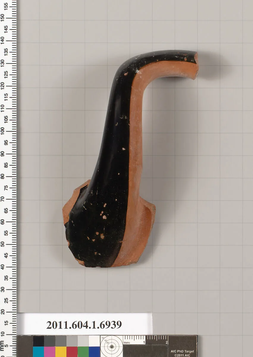 Terracotta fragment of a kylix (drinking cup) — Unknown