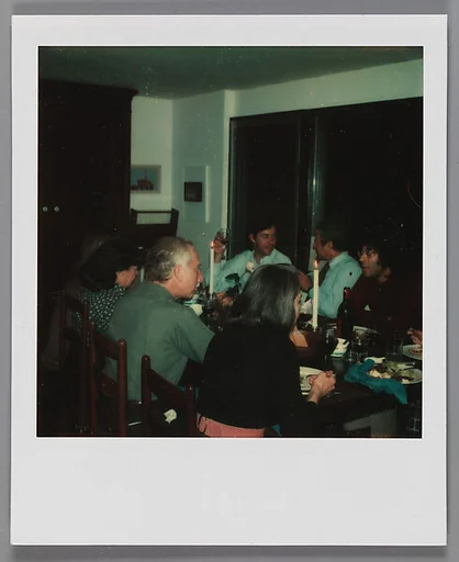 [Walker Evans's 70th Birthday Party, Old Lyme, Connecticut: Michael Lesy, Liz Lesy, Jerry Thompson, Leslie Katz, and Jane Mayall]