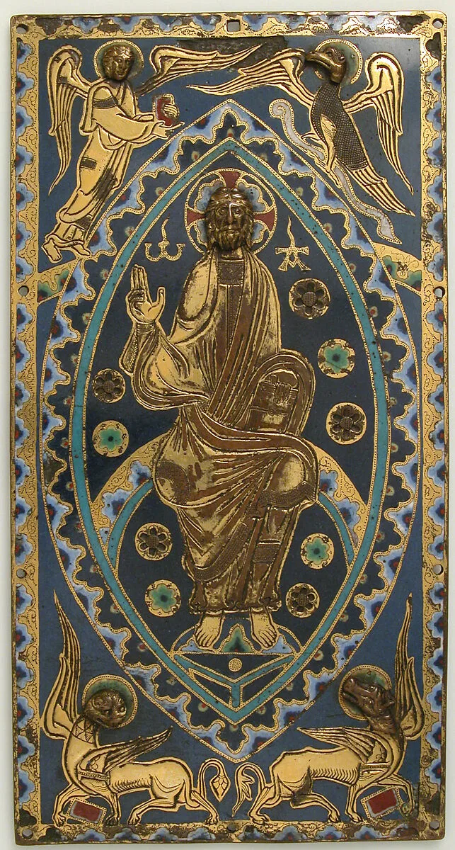Plaque with Christ in Majesty — Unknown