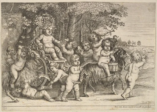 Eleven boys and three goats