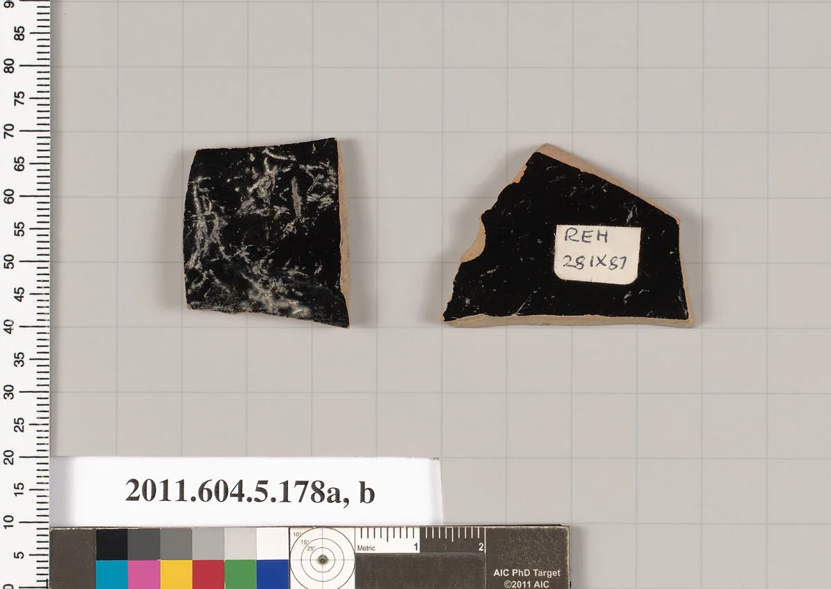 Terracotta fragments of kylikes (drinking cups) — Unknown