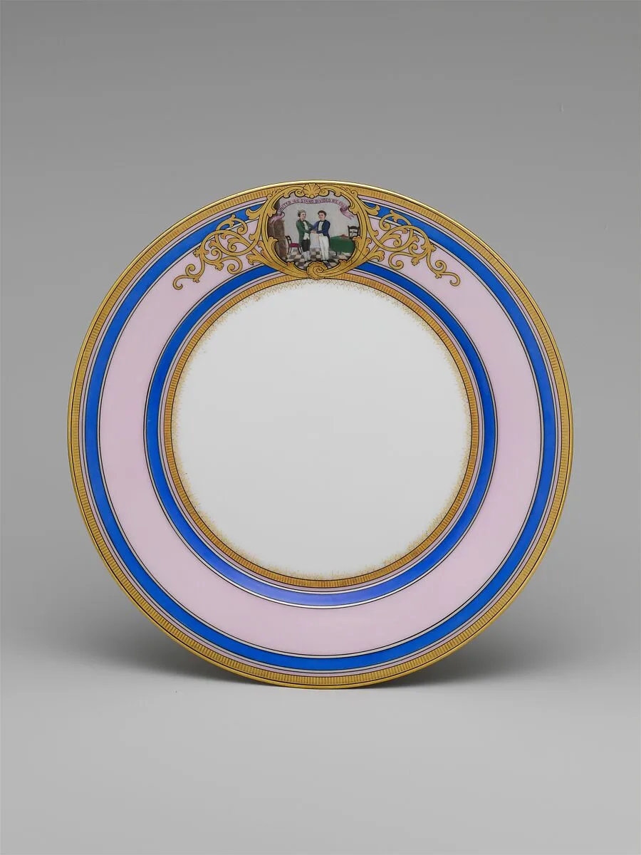 Continental Porcelain Plate, Kentucky — Joseph S. Potter