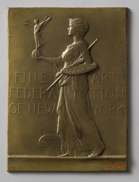 Seal of the Fine Arts Federation, New York — Victor David Brenner