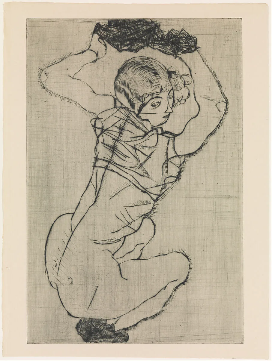 Squatting Woman — Egon Schiele