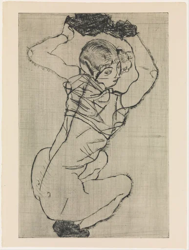 Squatting Woman