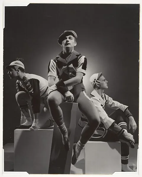 Fred Danieli, Eugene Loring and Lew Christensen in "Showpiece" — George Platt Lynes