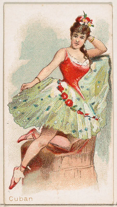 Cuban Dancer, from the Dancing Women series (N186) issued by Wm. S. Kimball & Co. — William S. Kimball & Company