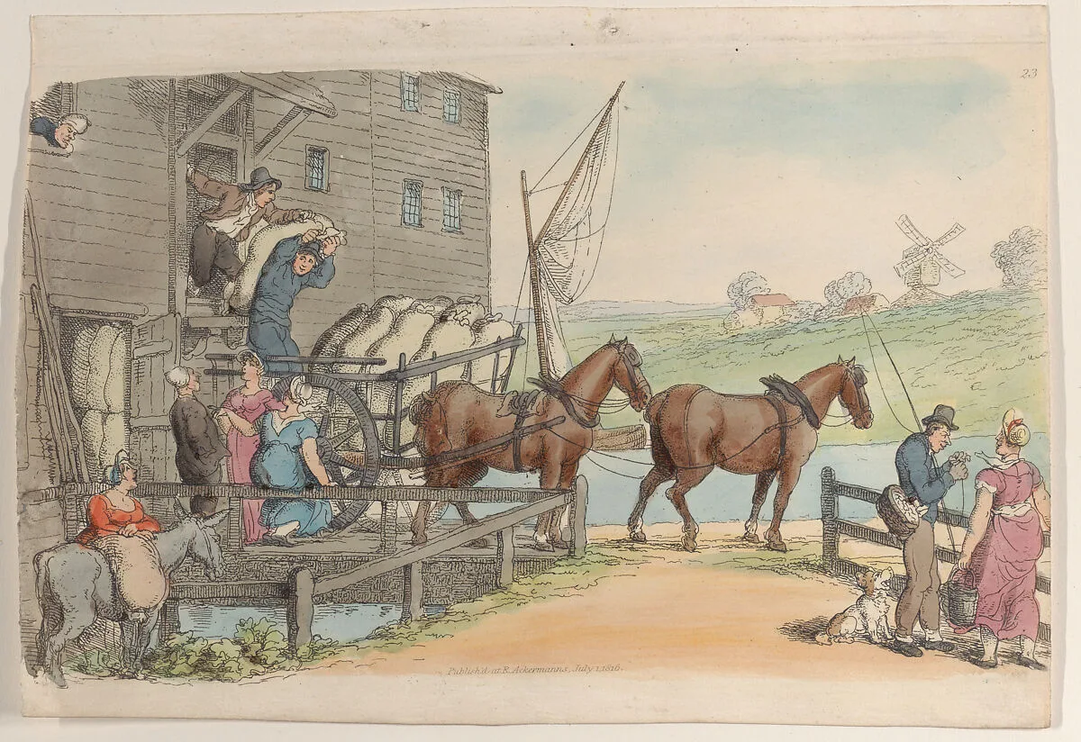 Plate 23, from "World in Miniature" — Thomas Rowlandson|Rudolph Ackermann, London