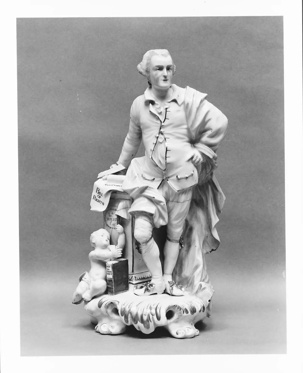 Figure of John Wilkes — Chelsea Factory