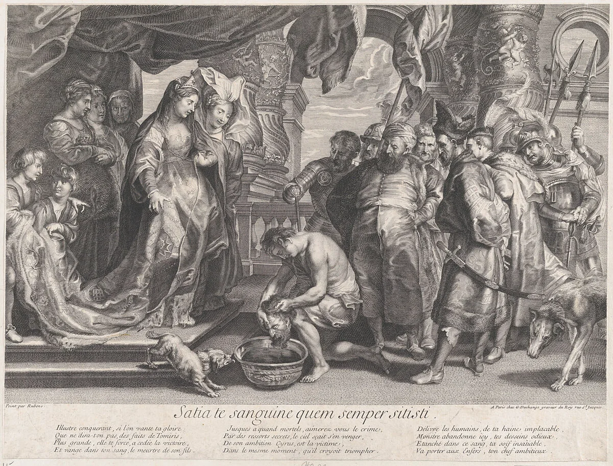 The Head of Cyrus brought to Queen Tomyris — Peter Paul Rubens|Gaspard Duchange