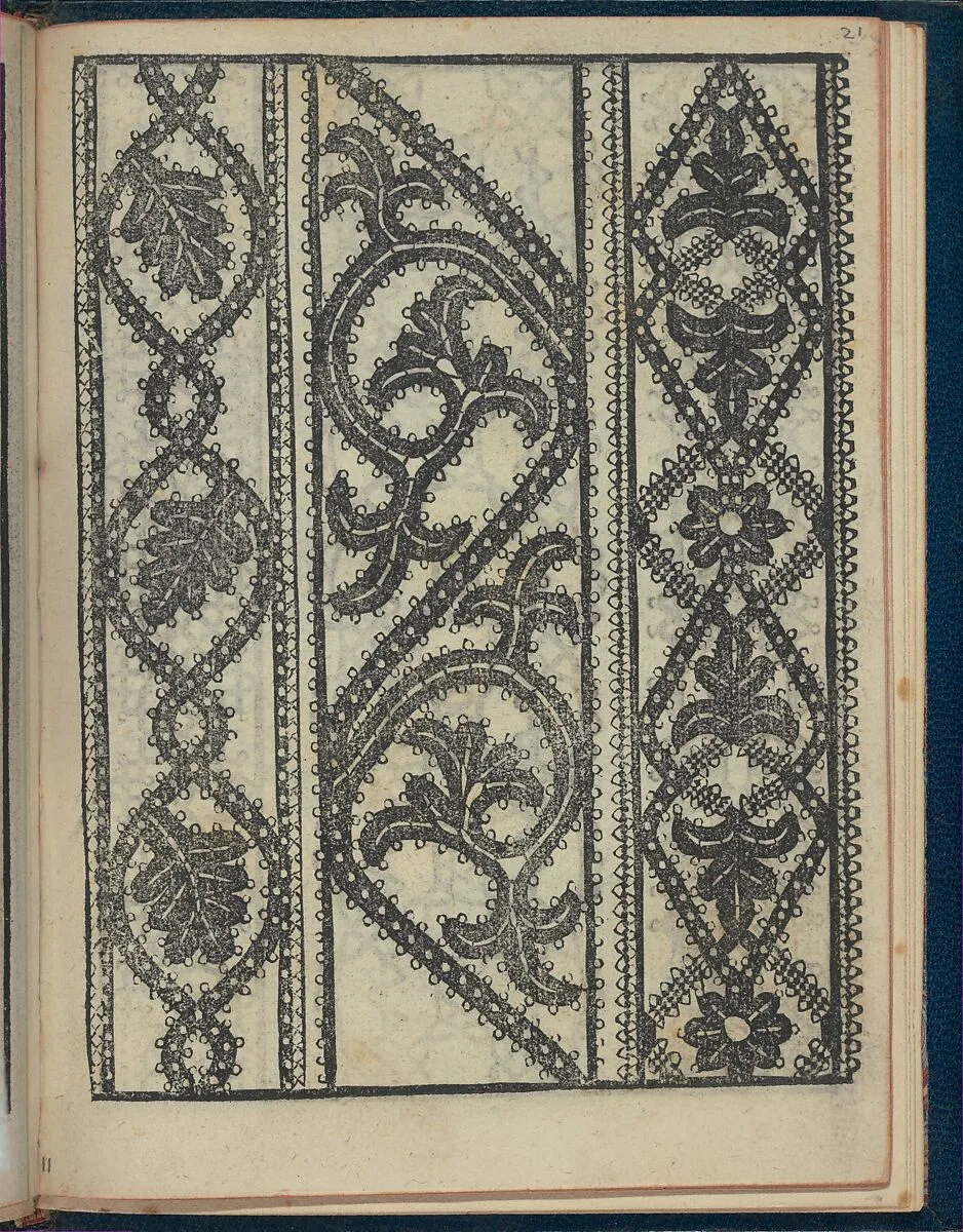 Le Pompe: Opera Nova, page 11 (recto) — Giovanni Battista & Marchio Sessa