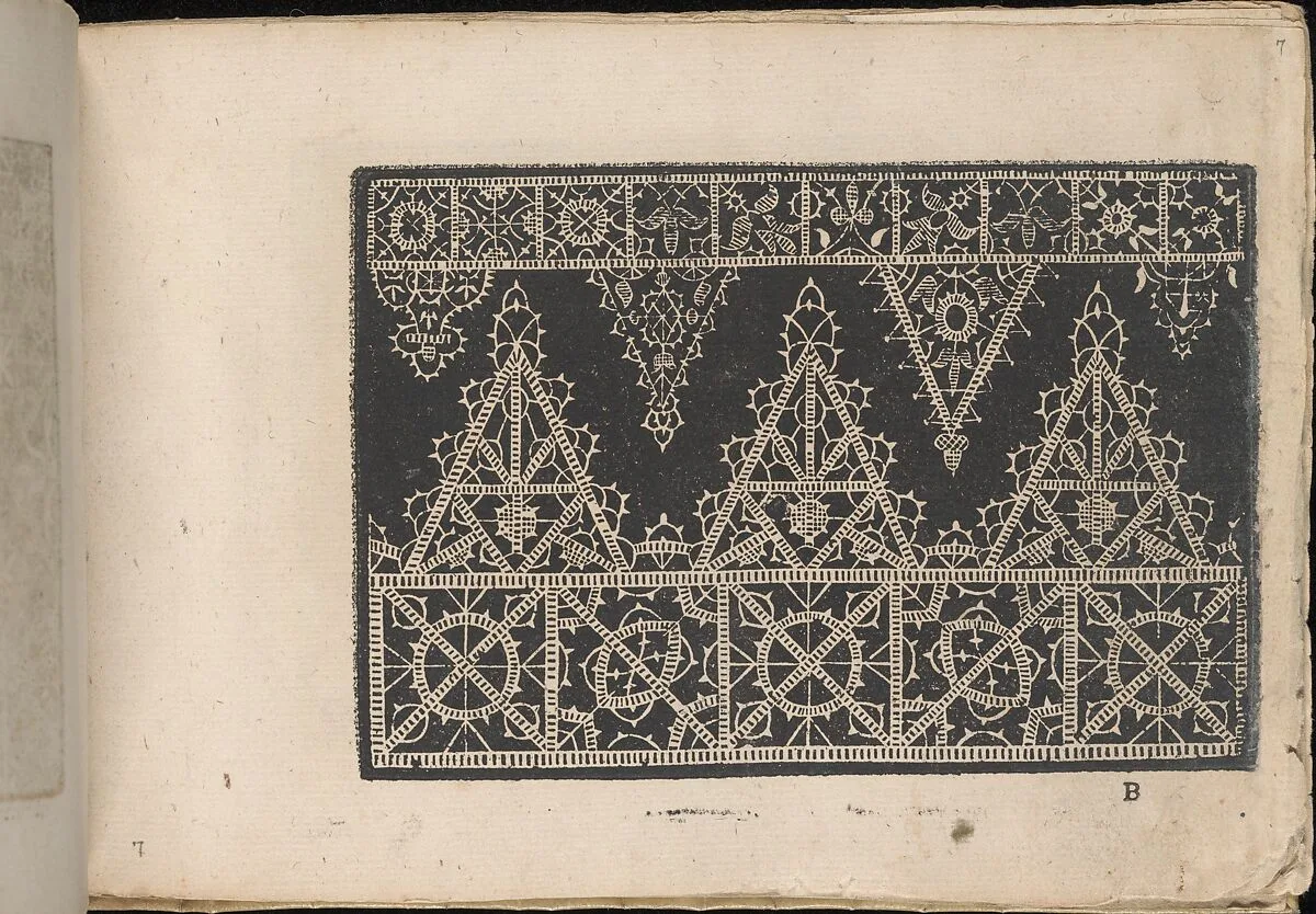 Fiori di Ricami Nuovamente Posti in Luce, page 7 (recto) — Matteo Florimi|Francesco de' Franceschi
