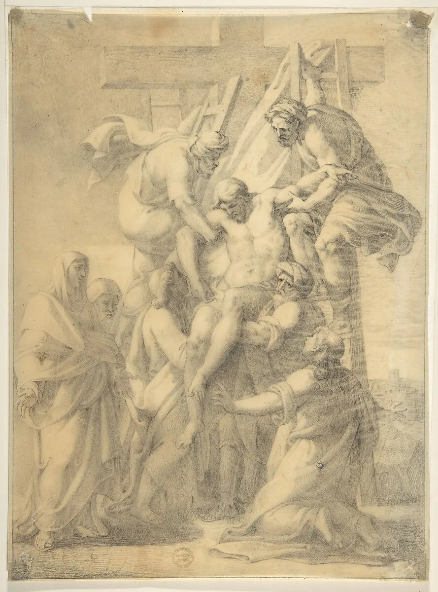 Descent From the Cross — Anonymous, Italian, 16th century