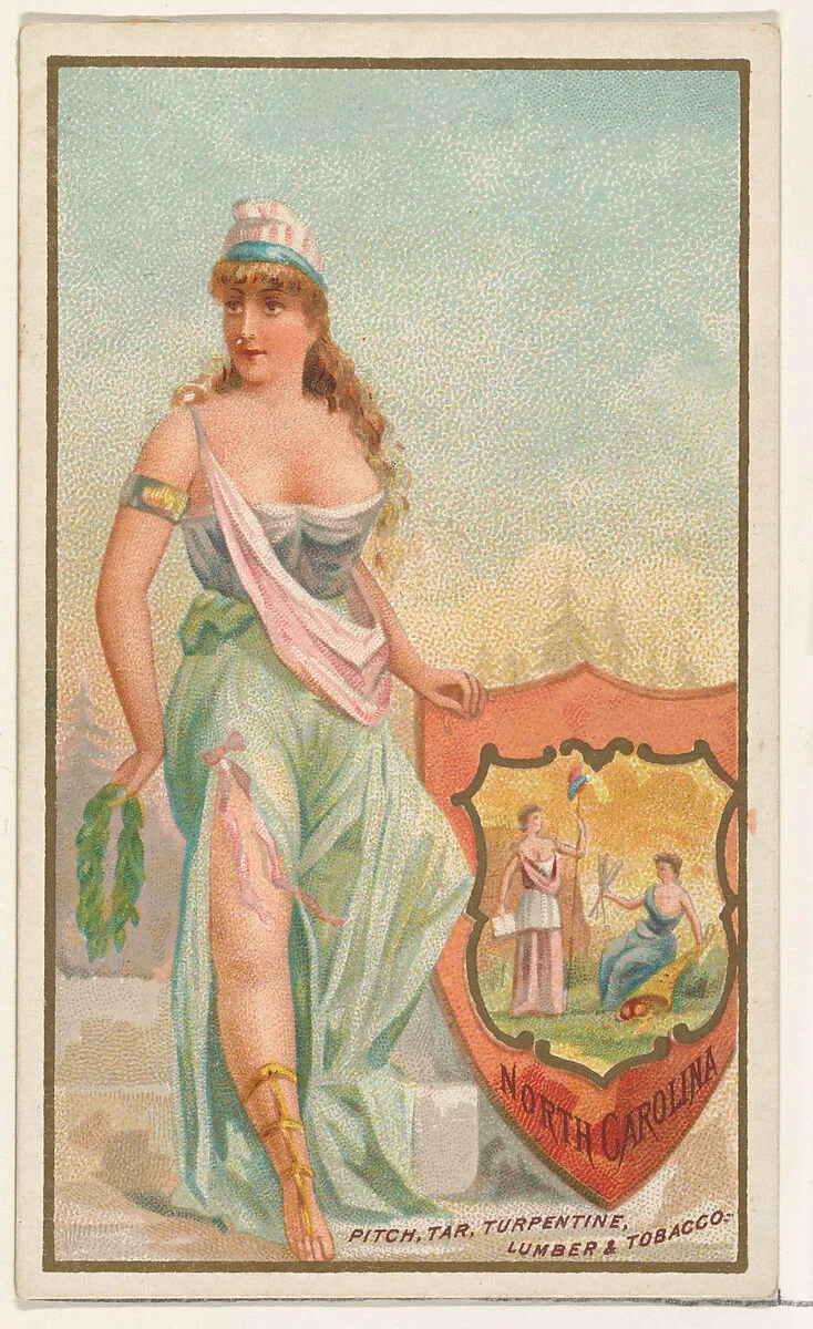 North Carolina, from the Industries of States series (N117) issued by Duke Sons & Co. to promote Honest Long Cut Tobacco — W. Duke, Sons & Co.