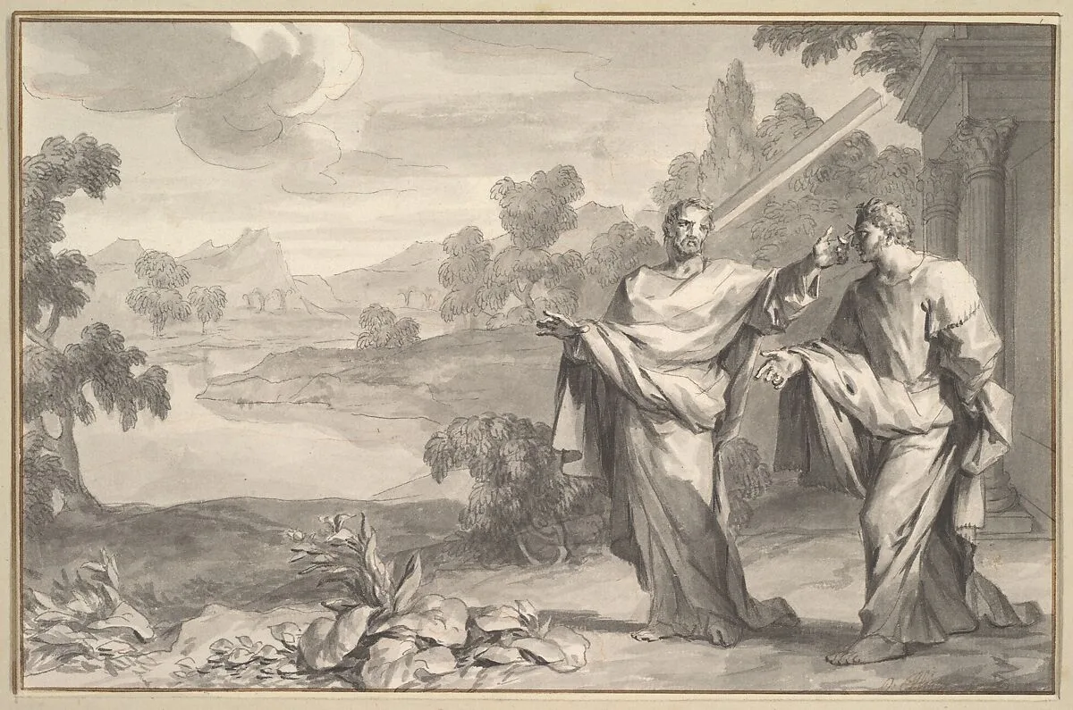 The Parable of the Mote and the Beam (Matthew 7:3) — Ottmar Elliger the Younger