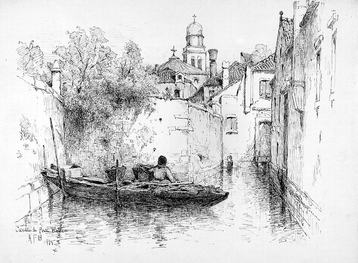 Canale di Ponte Rossa, Venice — Andrew Fisher Bunner