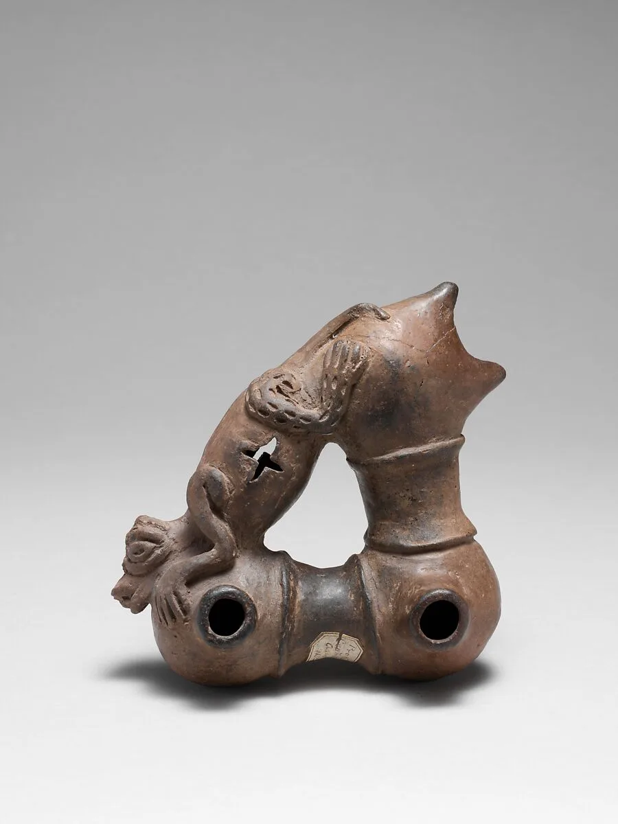 Pottery Whistle and Rattle — Unknown