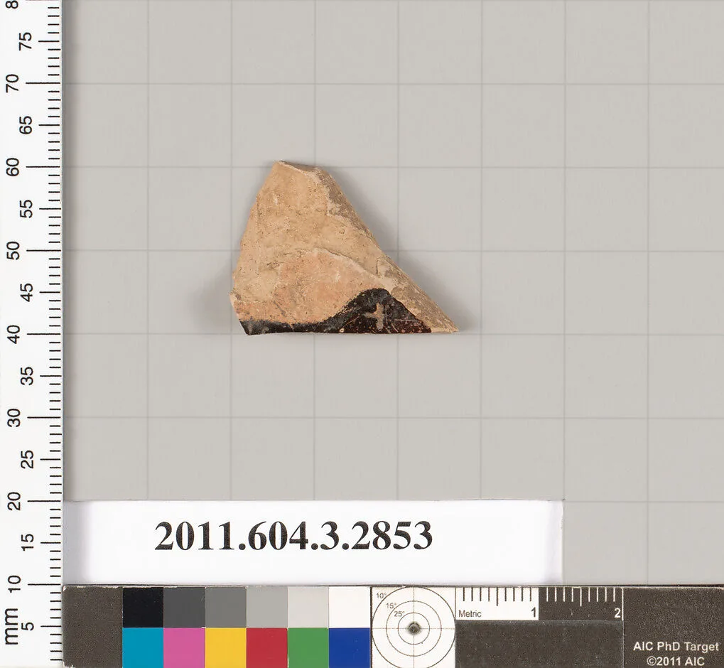 Terracotta fragment of a closed shape — Unknown
