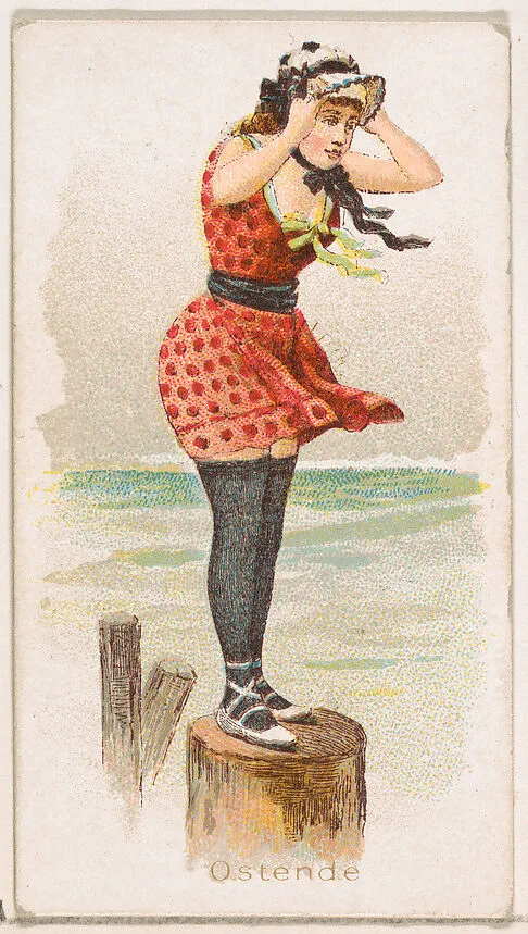 Ostende, from the Fancy Bathers series (N187) issued by Wm. S. Kimball & Co. — William S. Kimball & Company