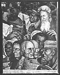 [Detail of Abolitionists from "The Conflict Over Slavery" Panel of Diego Rivera's Mural for the New Worker's School, New York City]