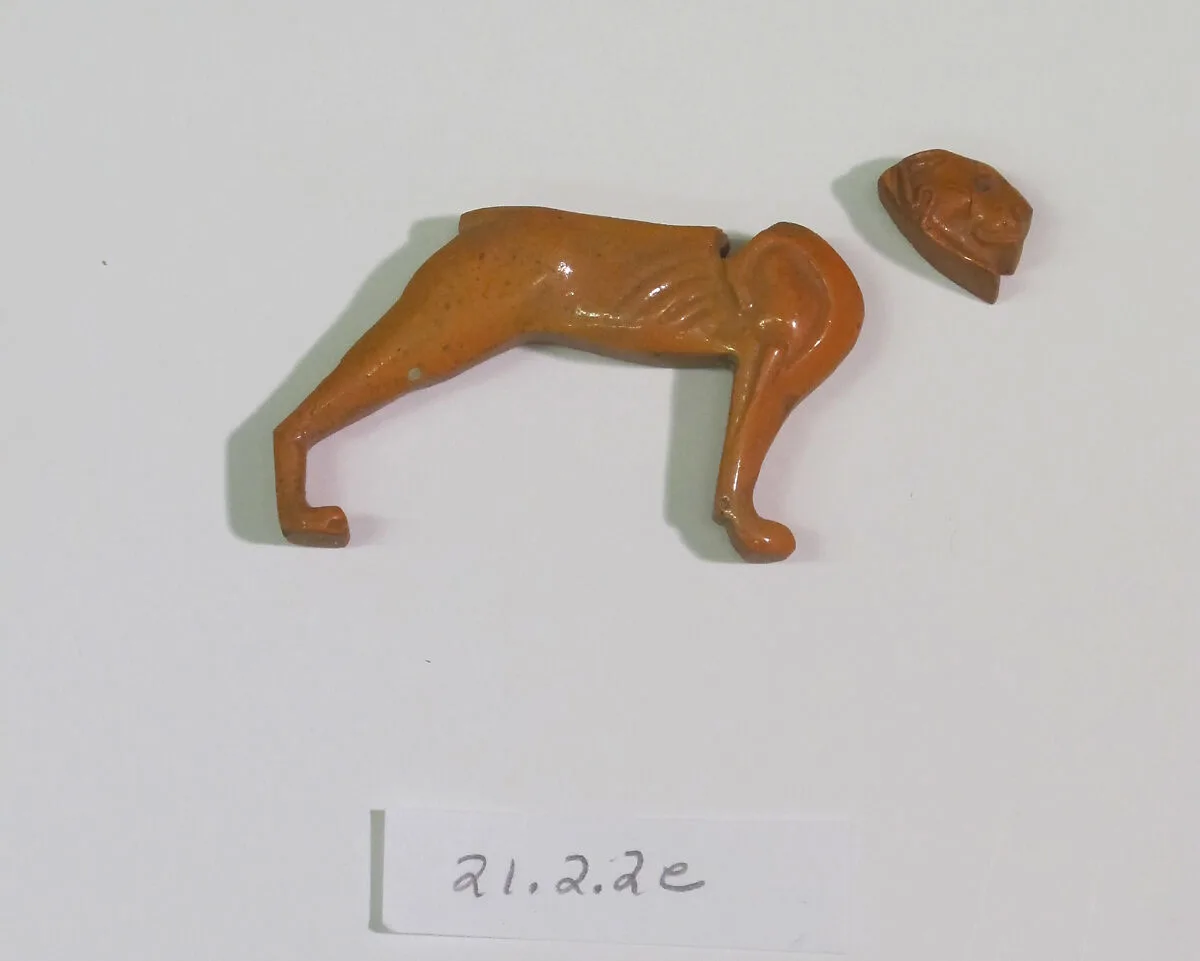 Inlay from shrine: lion — Unknown