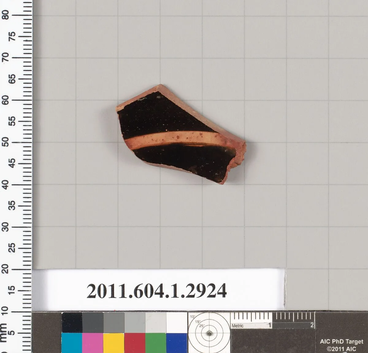 Terracotta fragment of a kylix (drinking cup) — Unknown