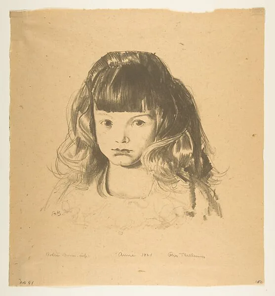 Anne 1921 — George Bellows|Bolton Brown