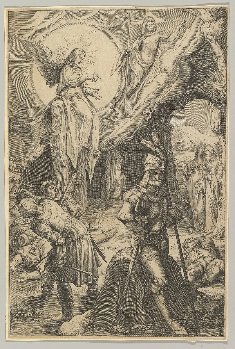 The Resurrection, from "The Passion of Christ" — Hendrick Goltzius|Ludovicus Siceram