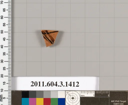 Terracotta fragment of a skyphos (deep drinking cup)
