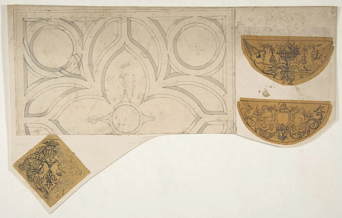Four decorative motifs — Jules-Edmond-Charles Lachaise|Eugène-Pierre Gourdet
