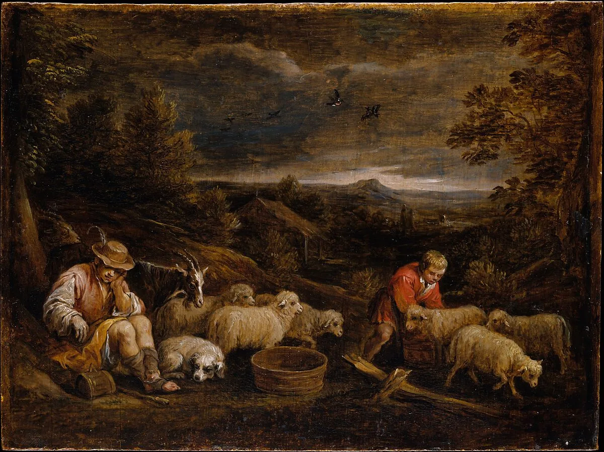Shepherds and Sheep — David Teniers the Younger